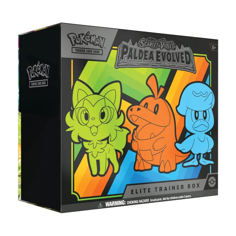 Pokémon TCG : Scarlet & Violet (SV02) Paldea Evolved Elite Trainer Box - بطاقة بوكيمون